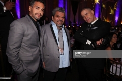 NEW YORK, NEW YORK - NOVEMBER 13: (L-R) Ram?n Rodr?guez, Luis Guzm?n, and Crazy Legs attend the 11th Annual Cristian Rivera Foundation Celebrity Gala on November 13, 2019 in New York City. (Photo by Johnny Nunez/WireImage)