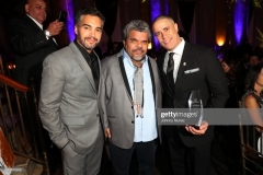 NEW YORK, NEW YORK - NOVEMBER 13: (L-R) Ram?n Rodr?guez, Luis Guzm?n, and Crazy Legs attend the 11th Annual Cristian Rivera Foundation Celebrity Gala on November 13, 2019 in New York City. (Photo by Johnny Nunez/WireImage)