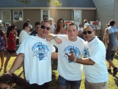 Vic Latino & DJ Serg of Party 101.5fm with John "Gungie" Rivera