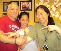 Santos, Isbael and Bee Farina