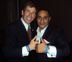 Bob Budlow of Children’s Brain Tumor Foundation and John “Gungie” Rivera