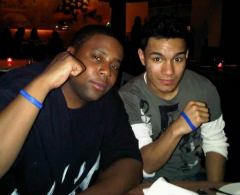 CRF Board MemberKenan Thompson and Cristian's Brother JC Rivera