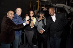 John "Gungie" Rivera w/ Vito Bruno, Tatiana Bascope, Sisqo, and Ralph McDaniel