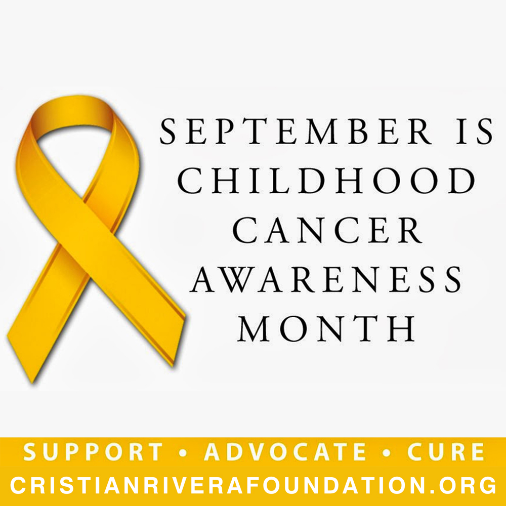 September - childhood cancer awareness month