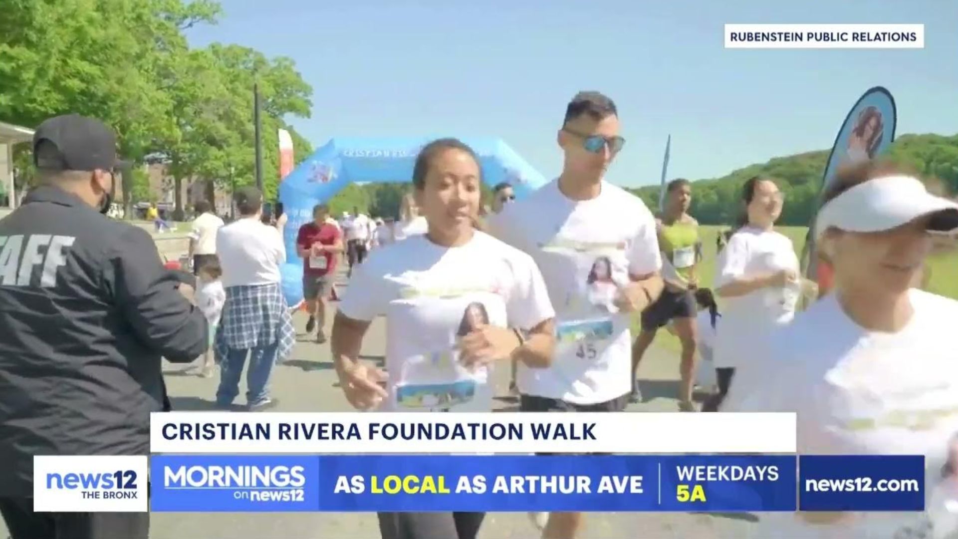 News 12 Bronx Segment on CRF 5K Sat 6/15